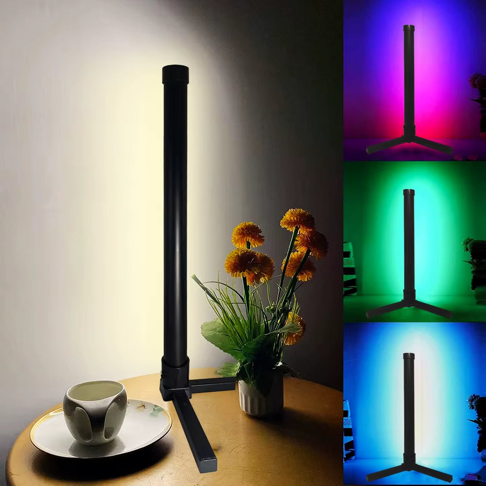 LED Ambiance Floor Lamp, Decorative Atmosphere Lamp, APP Control, Remote Control Tuner, Change Light Mode with Music Rhythm