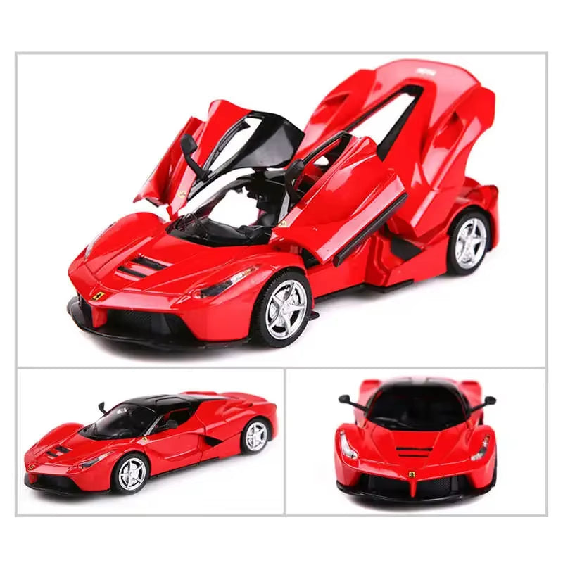 Scale 1:32 Ferrari Laferrari Supercar Metal Diecast Alloy Toys Cars Model for Boy Children Kids Gift Vehicles Hobbies Collection