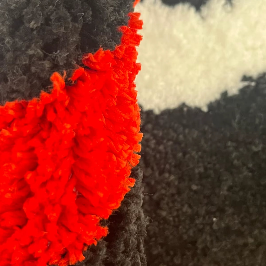 Fire Billiards No.8 Tufted Rug Bedroom Rug Bathroom Mat Soft Cartoon Funny Pad Living Room Carpet Anti-Slip Hallway Home Nursery