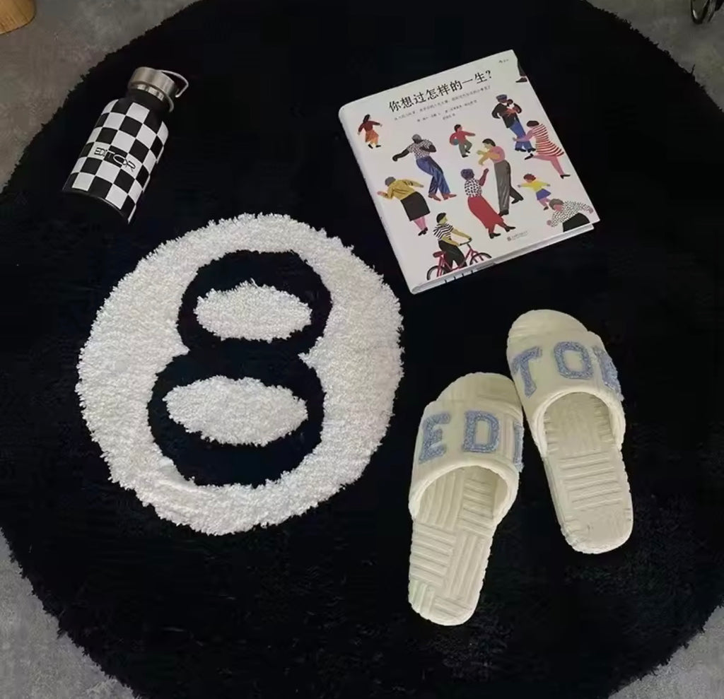 8 ball rug