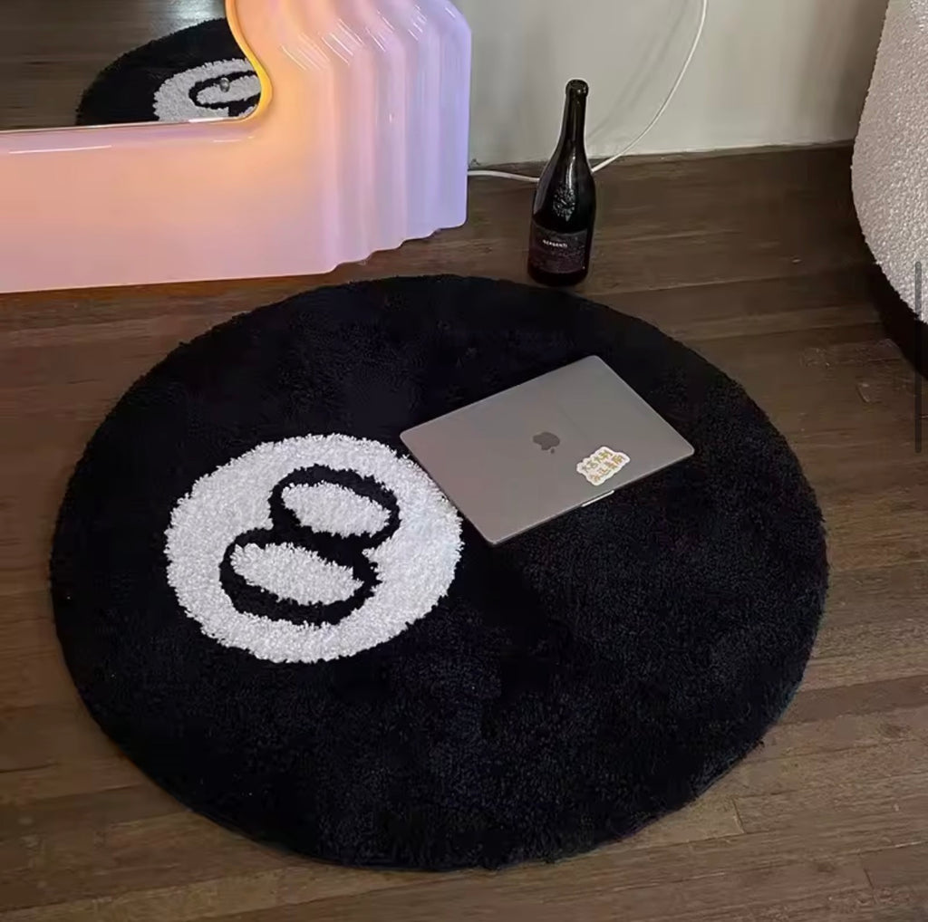 8 ball rug