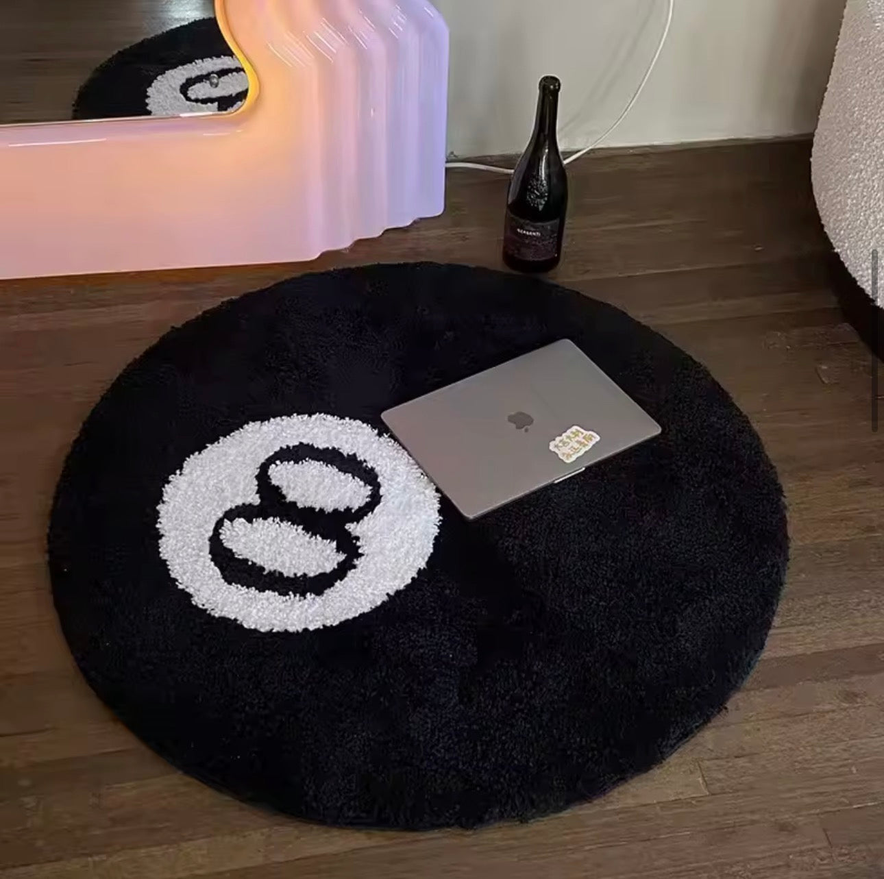 8 ball rug