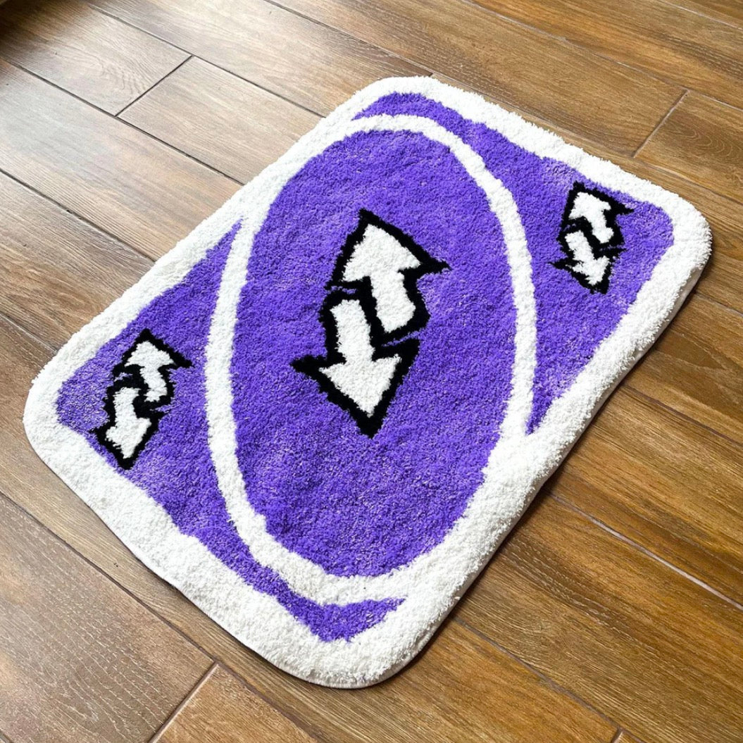 Uno Reverse rug